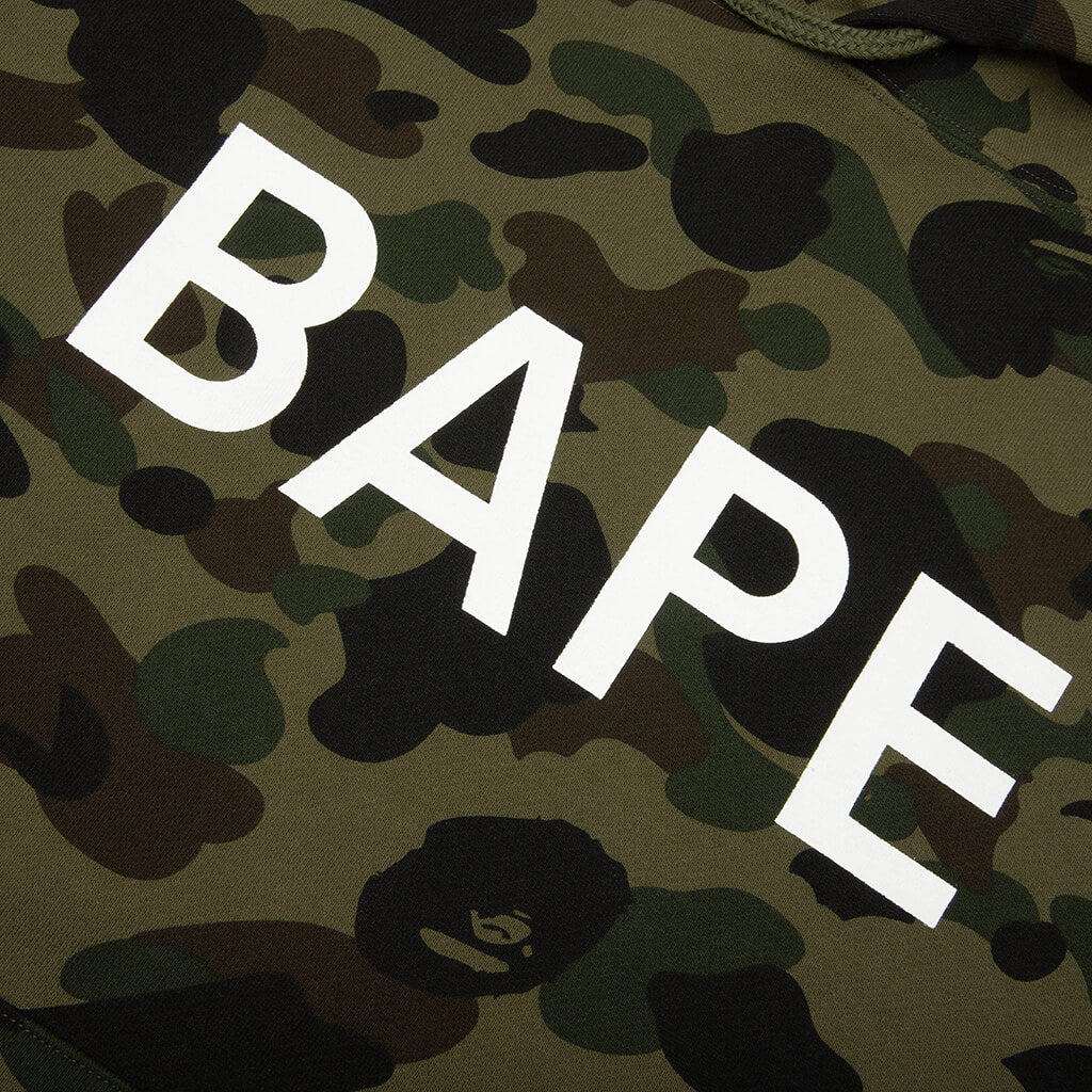 1st Camo Bape Pullover Hoodie - Green - Image 3