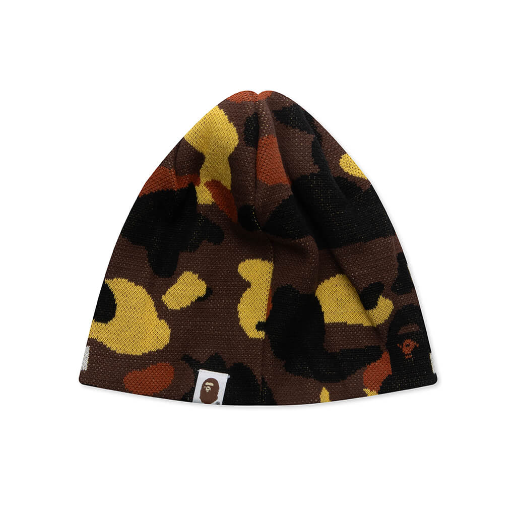 1st Camo Knit Beanie - Orange - Image 3