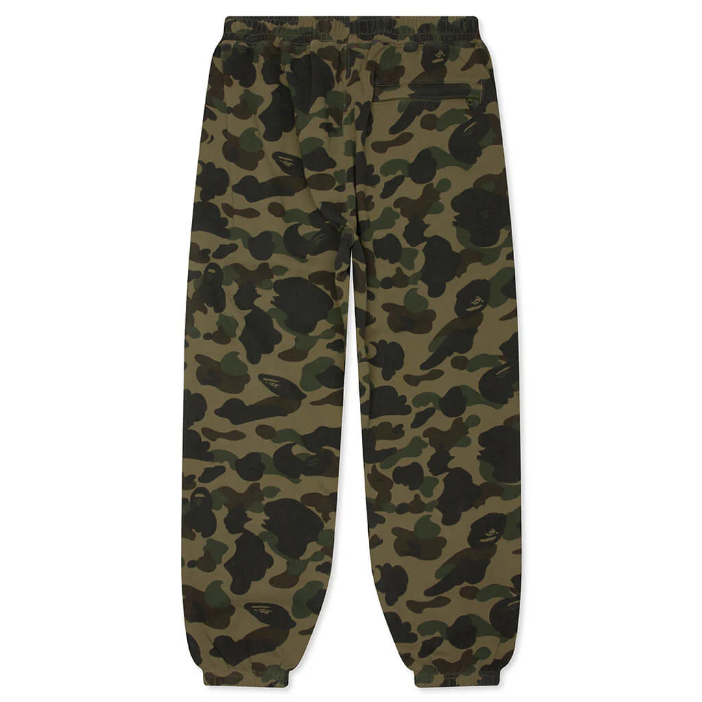 1st Camo One Point Relaxed Fit Sweat Pants - Green - Image 2