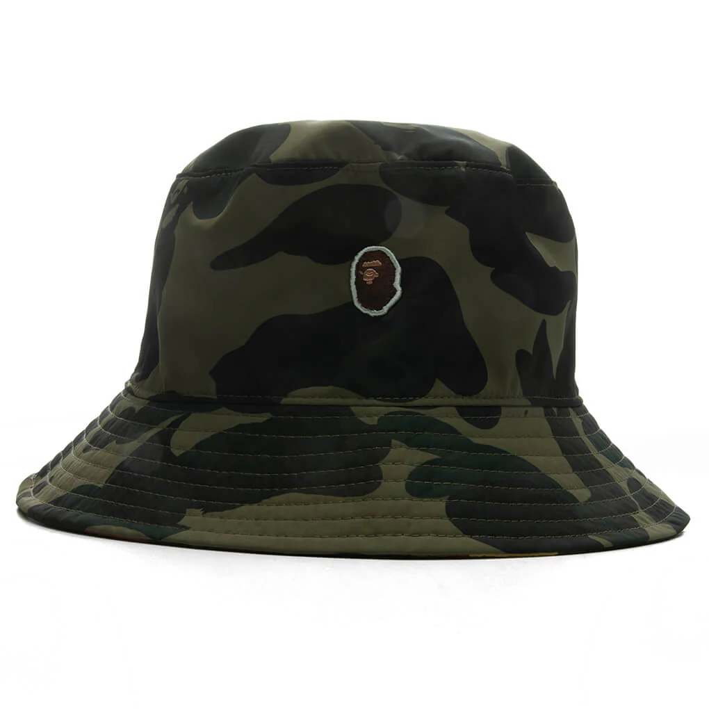 1st Camo One Point Reversible Hat - Green