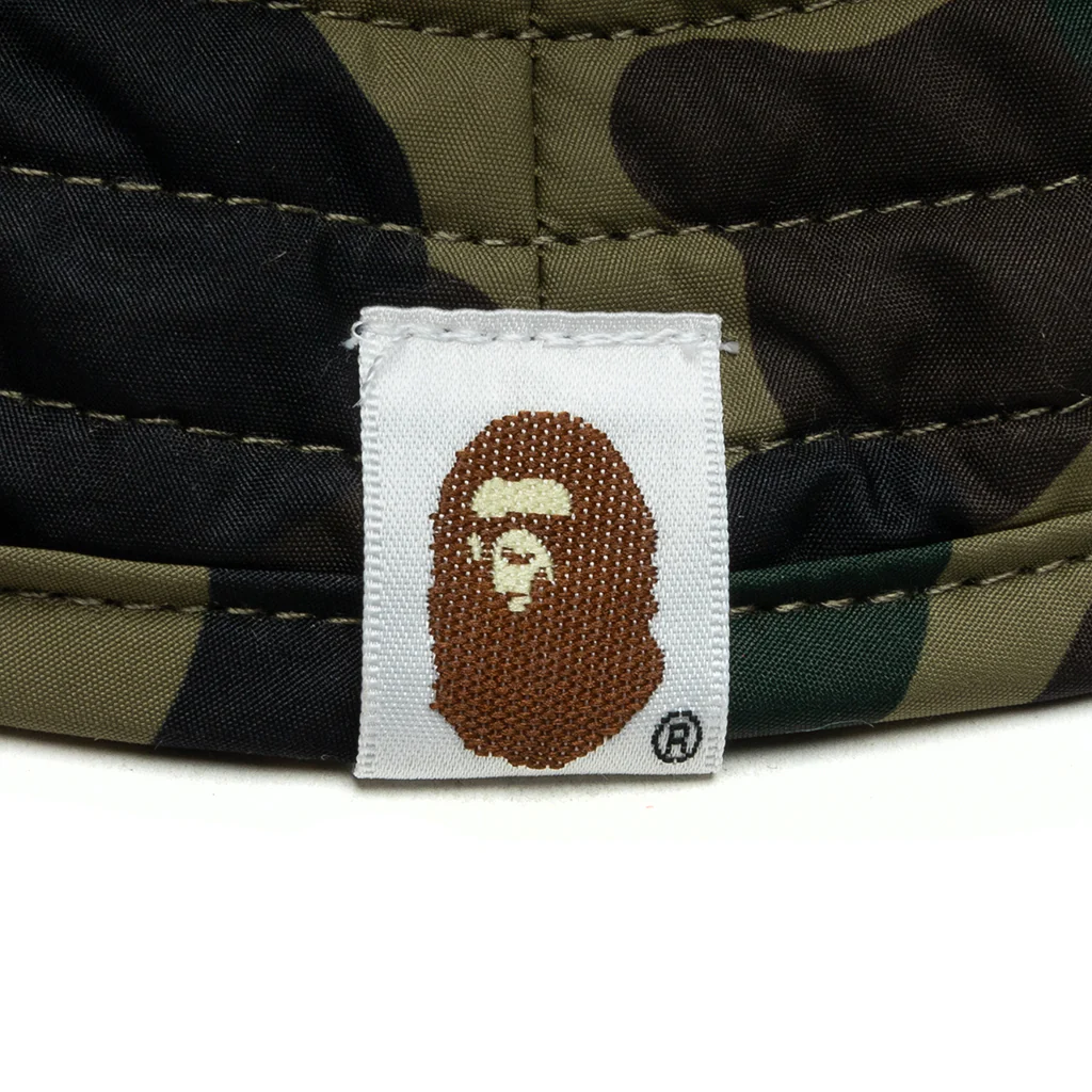 1st Camo Quilted Hat - Green - Image 3