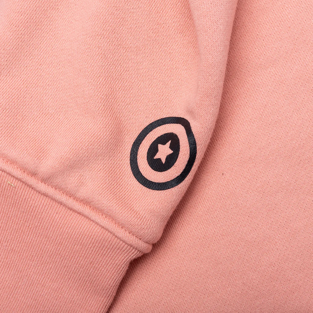 2nd Shark Full Zip Hoodie - Pink - Image 6