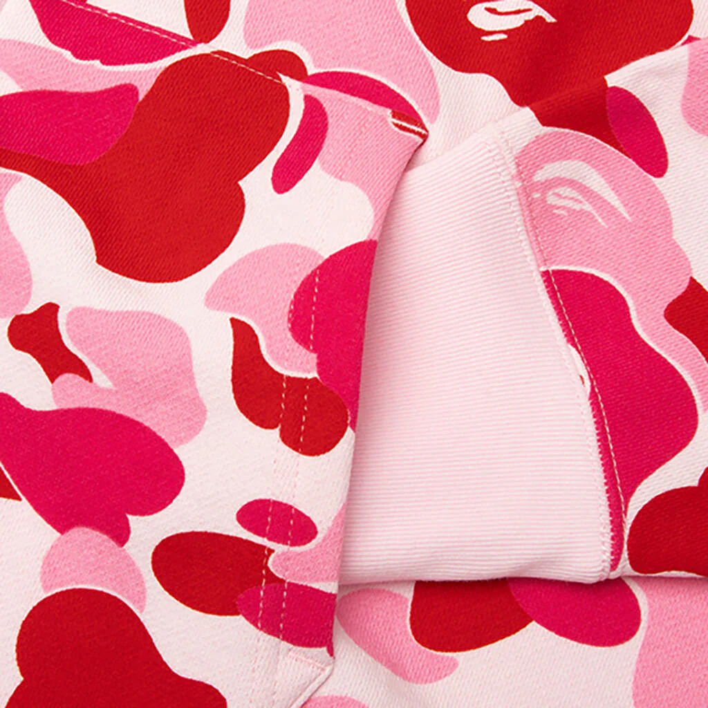 ABC Camo 2nd Shark Full Zip Hoodie - Pink - Image 3