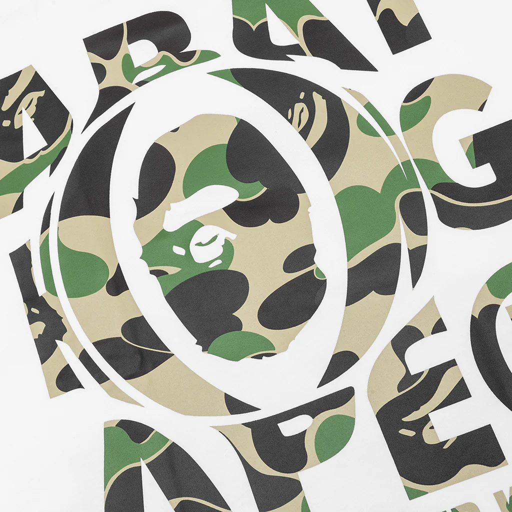 Abc Camo Ape Head Relaxed Fit Tee - White - Image 4