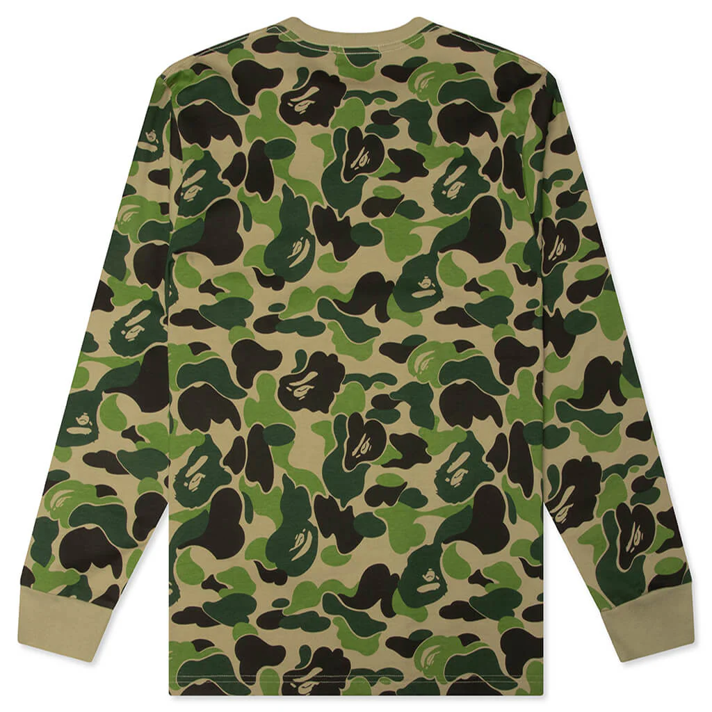ABC Camo College L/S Tee - Green - Image 2