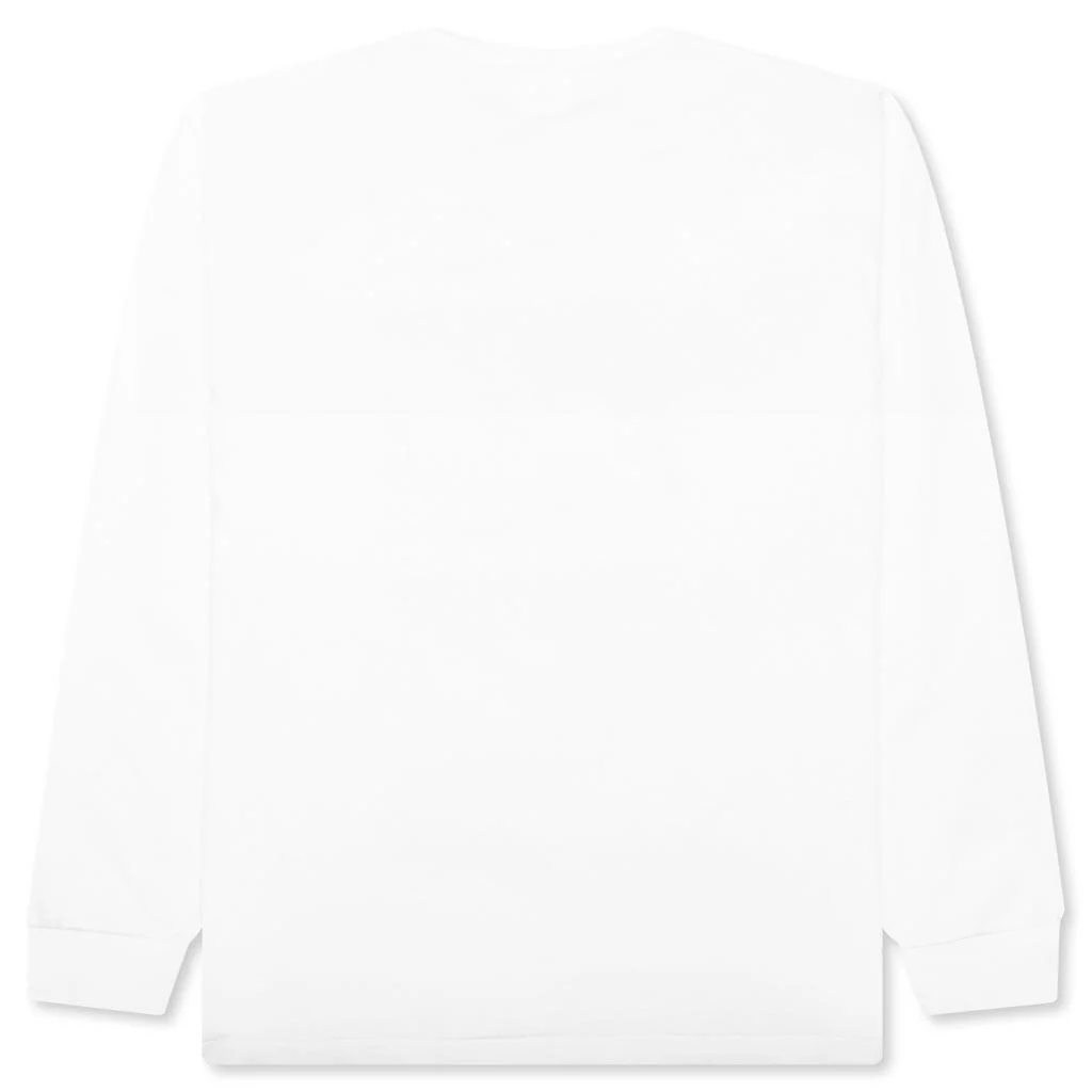Abc Camo Japanese Letters L/S Tee - White/Pink - Image 2