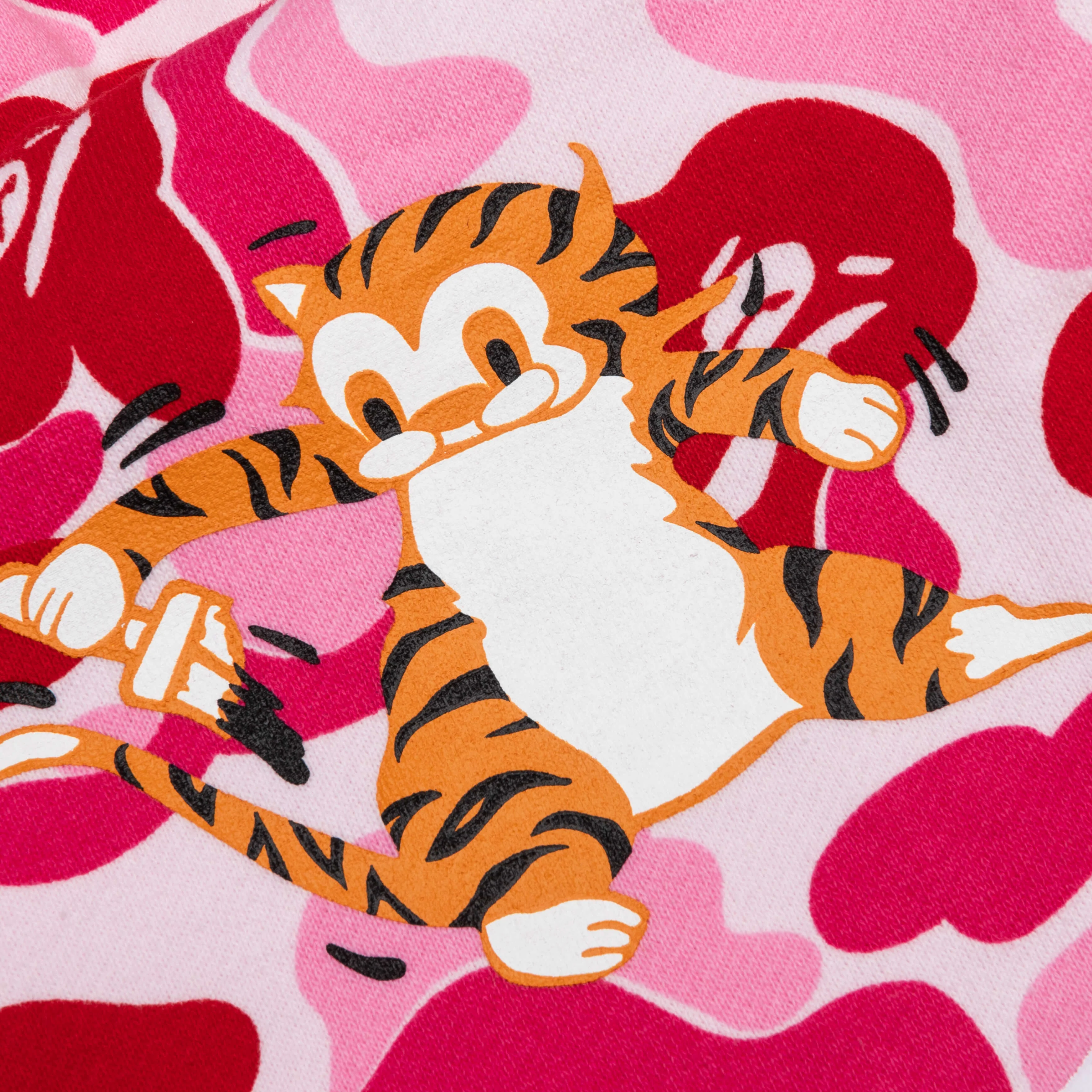 Abc Camo Tiger Full Zip Hoodie - Pink - Image 5