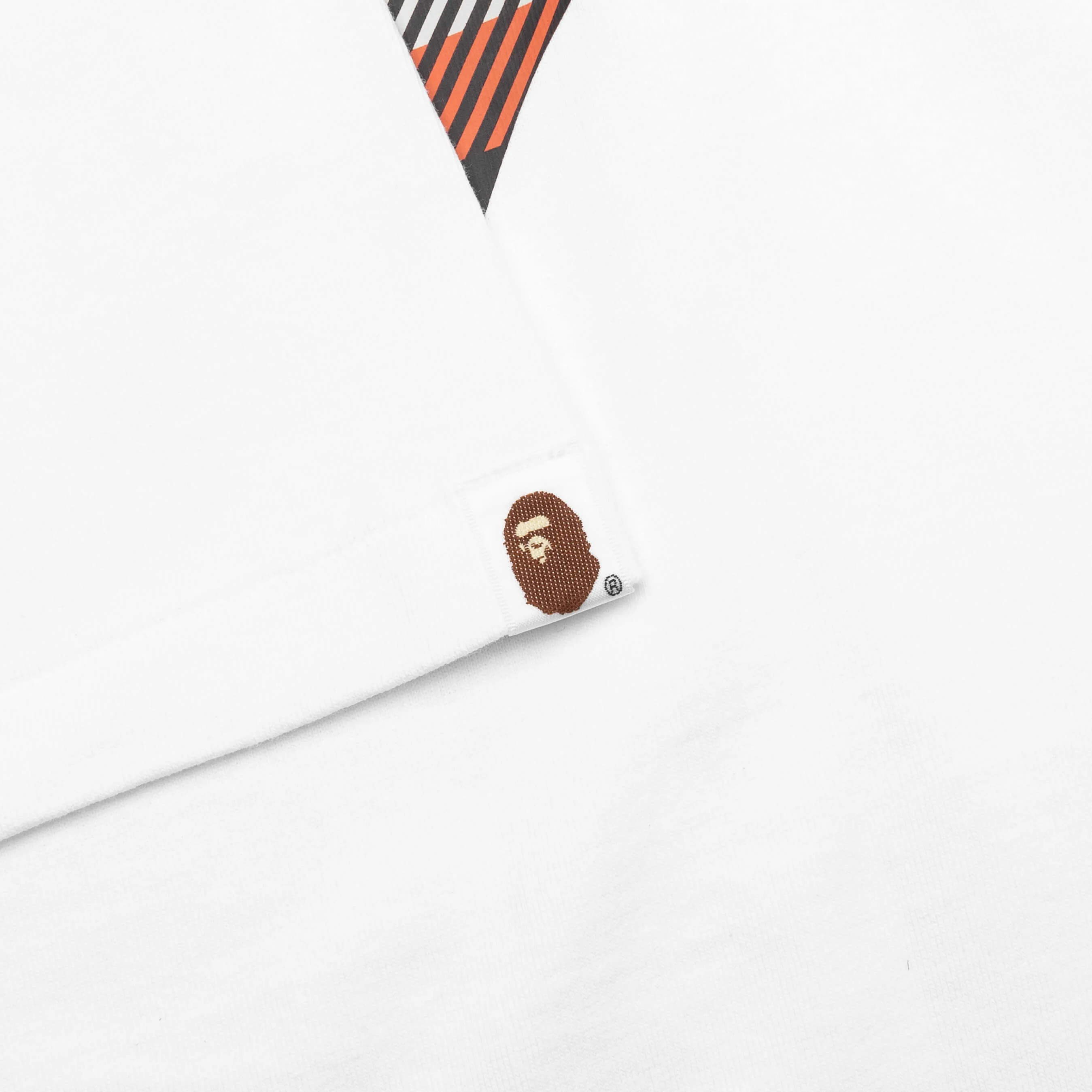 Bape Check Big Ape Head Tee - White - Image 4