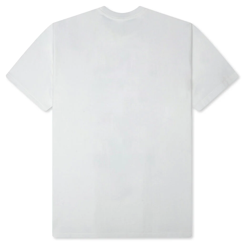 BAPE Check College Tee - White/Green - Image 2
