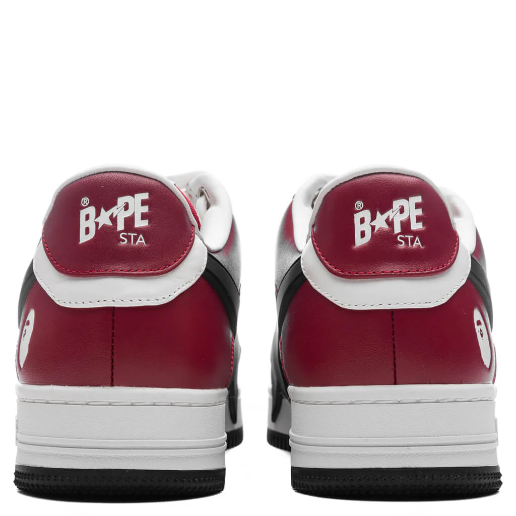 Bape STA OS #2 M2 - Burgundy/Black - Image 4