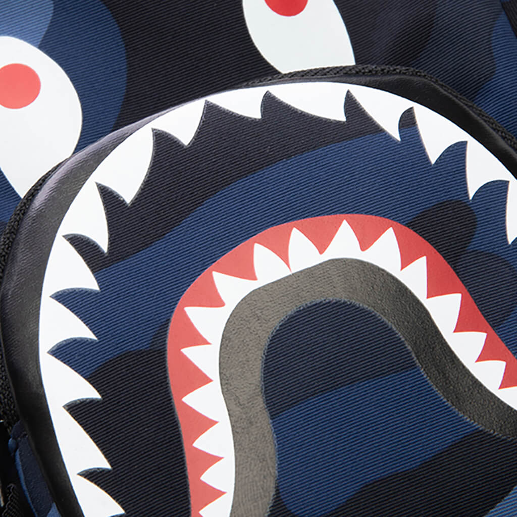 Color Camo Shark Mini Bag - Navy - Image 3