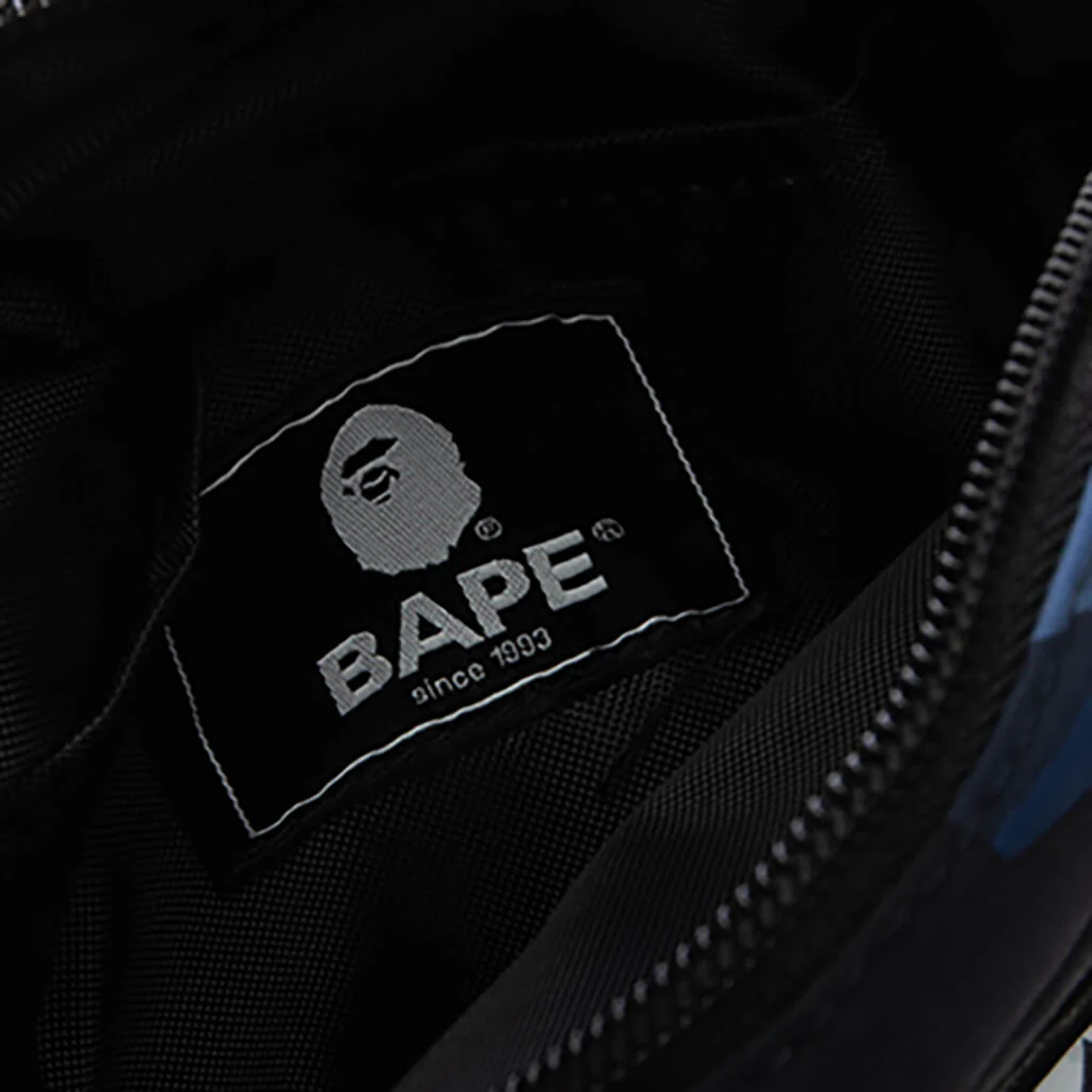 Color Camo Shark Mini Bag - Navy - Image 4