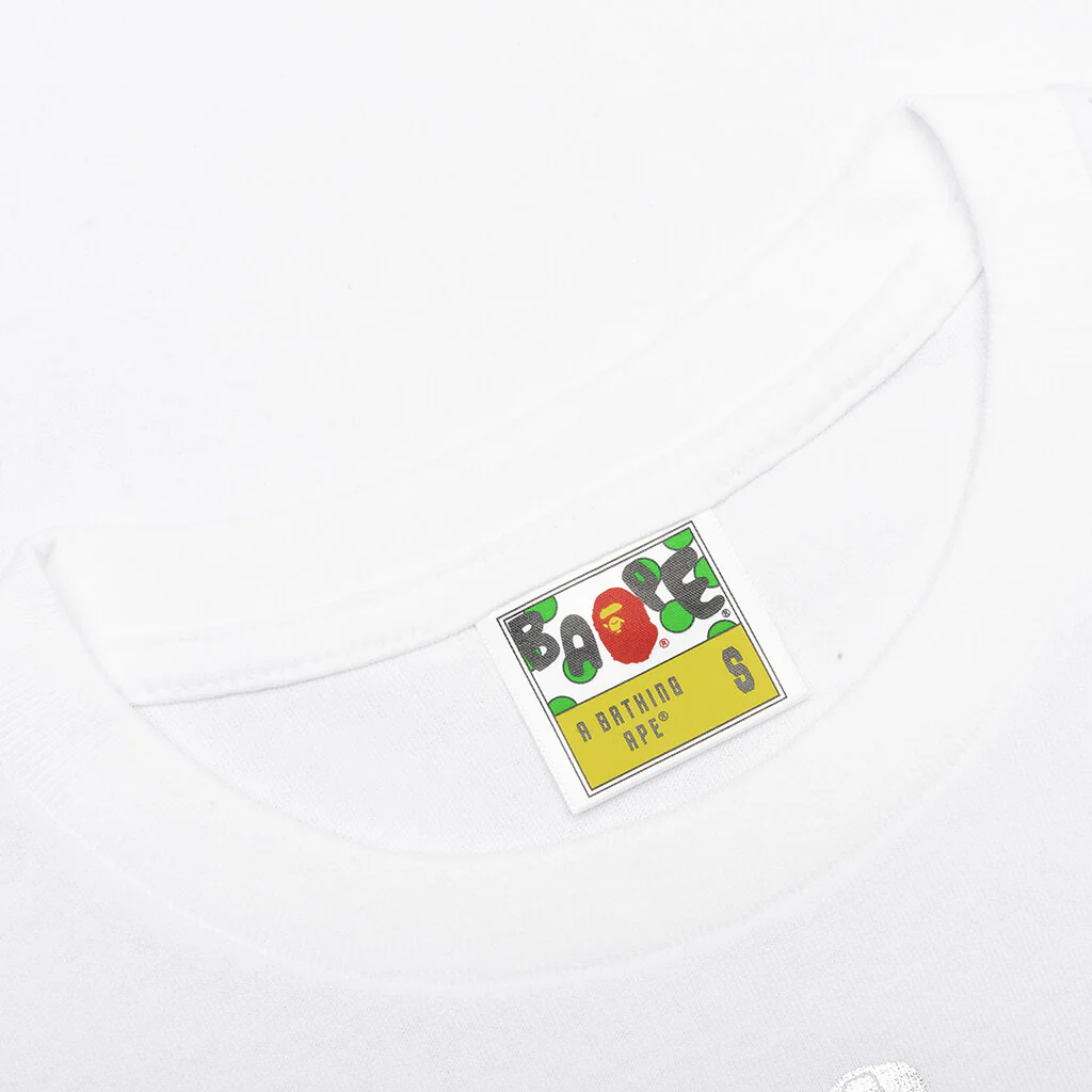 Color Camo Shark Tee - White/Green - Image 3