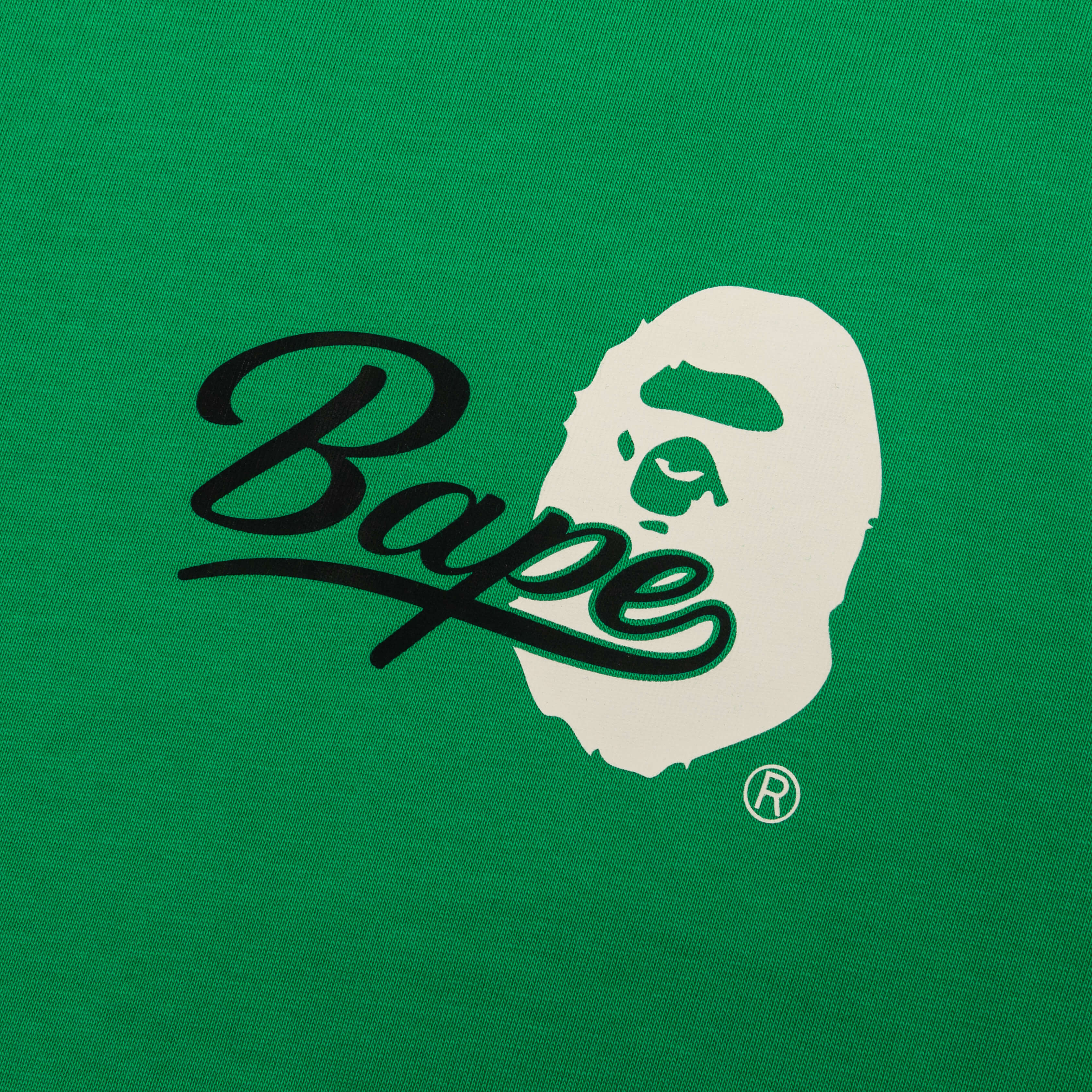 Cursive College Logo Relaxed Fit Tee - Green - Image 3