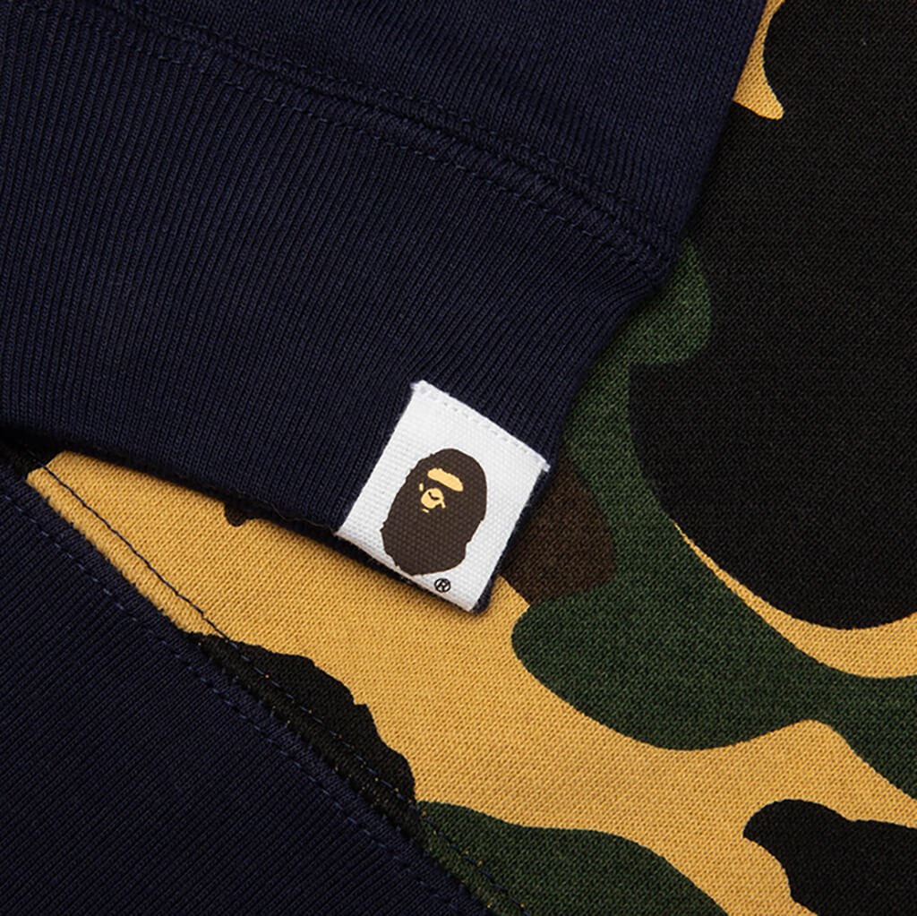 Kids 1st Camo Milo Shark FZH Crewneck Sweatshirt - Blue - Image 4