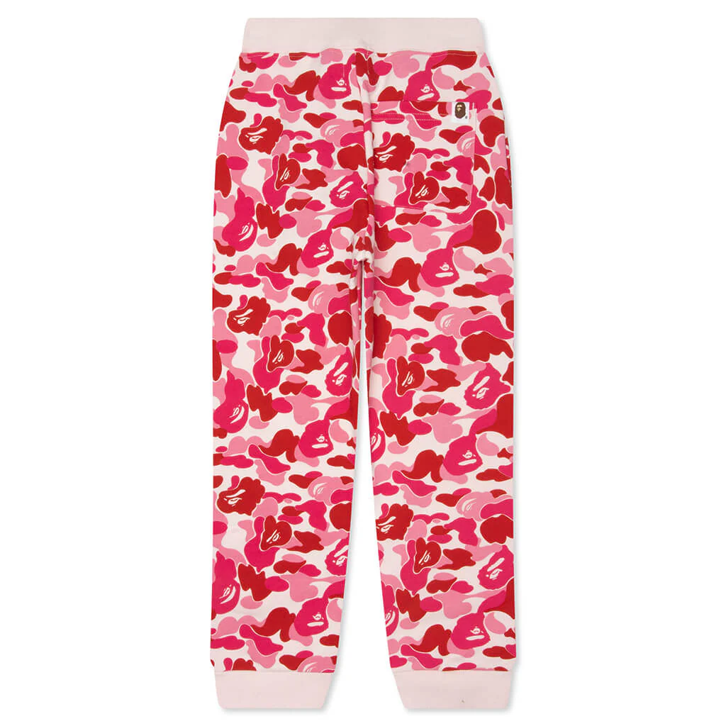 Kids ABC Camo Ape & Milo One Point Sweat Pants - Pink - Image 2
