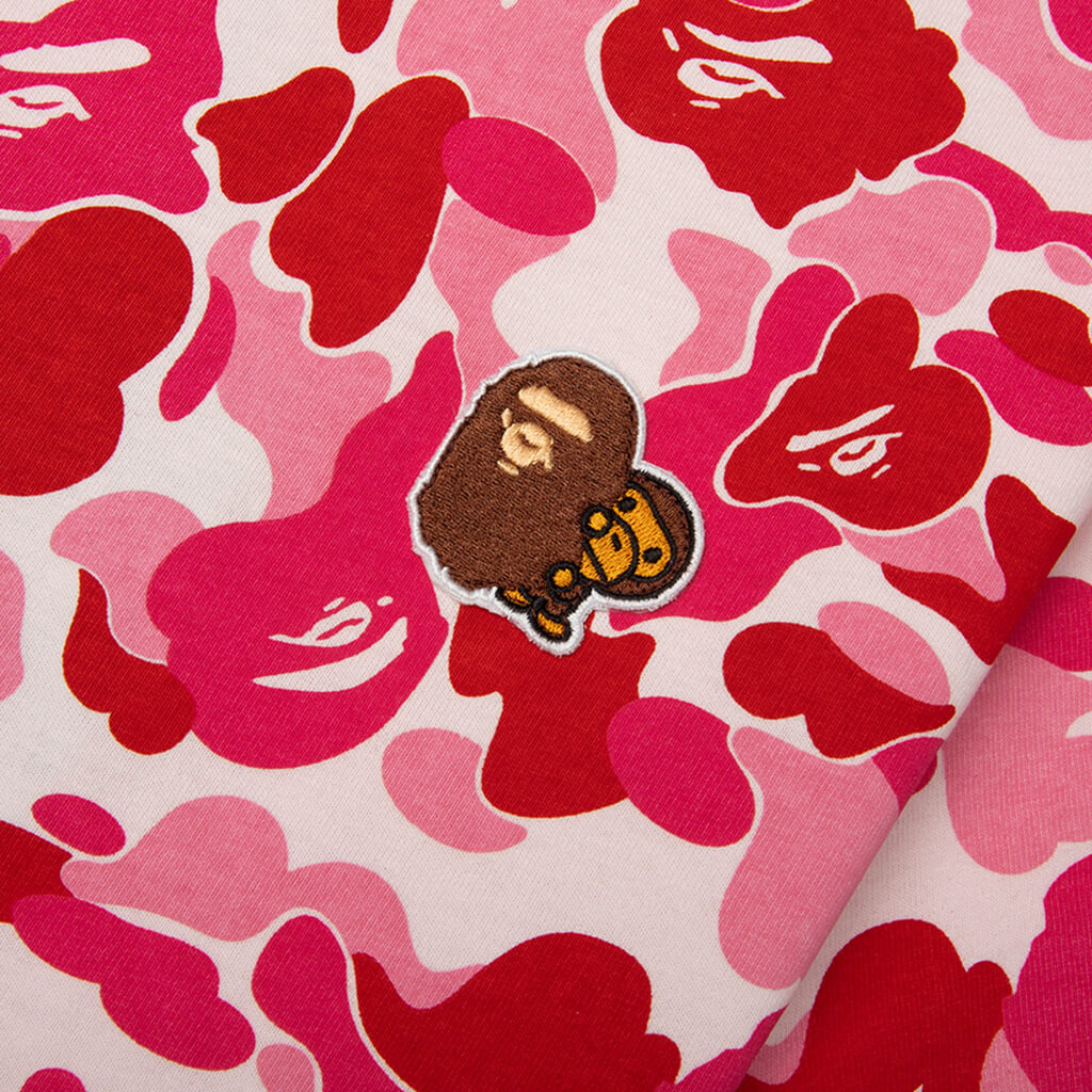 Kids ABC Camo Ape & Milo One Point Tee - Pink - Image 3