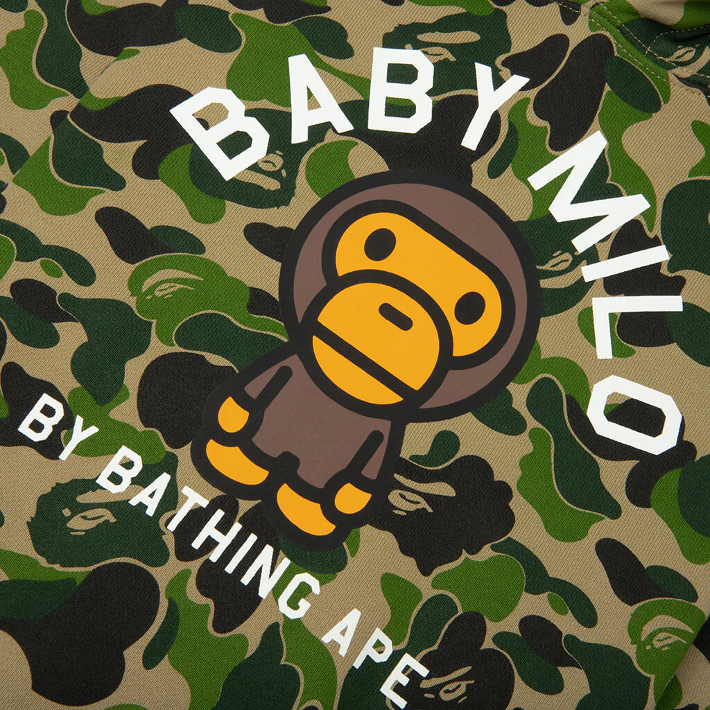 Kids ABC Camo Baby Milo Pullover Hoodie - Green - Image 3