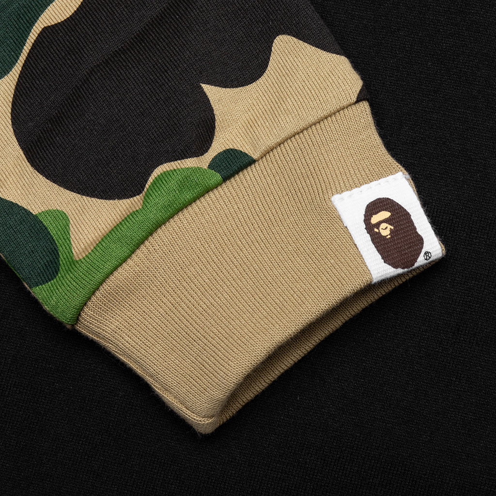 Kid's Abc Camo College Layered Sleeves L/S Tee - Black - Image 4