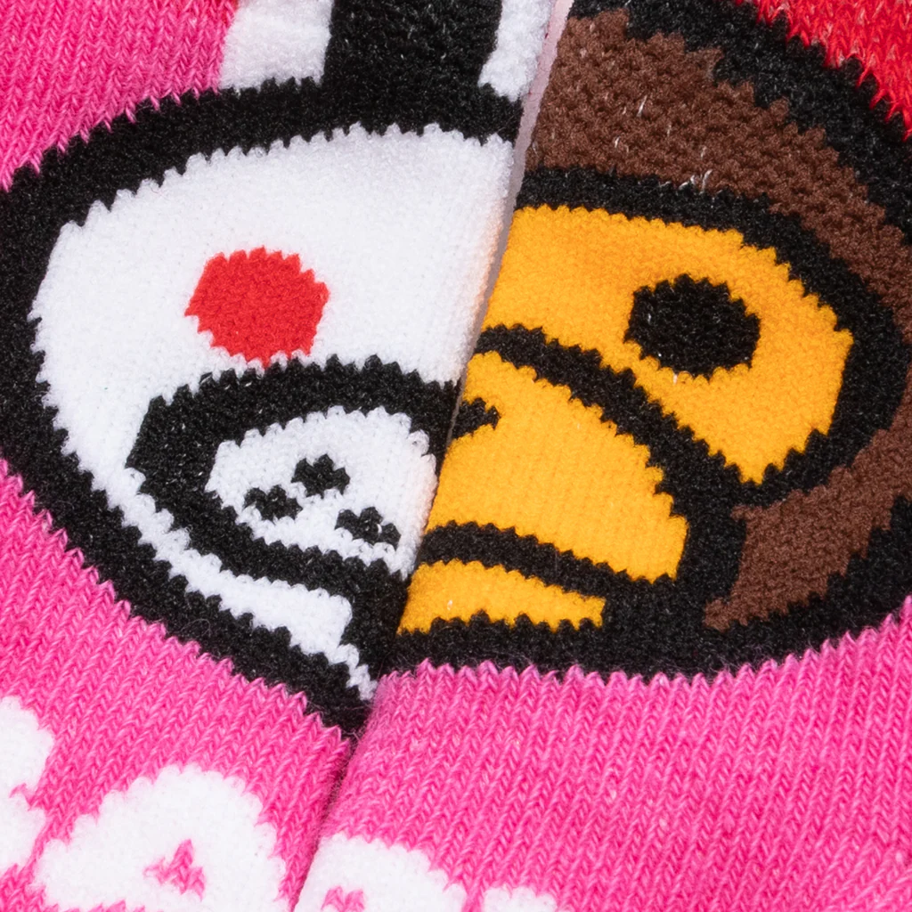 Kid's Baby Milo Friends Baby Socks - Pink - Image 2