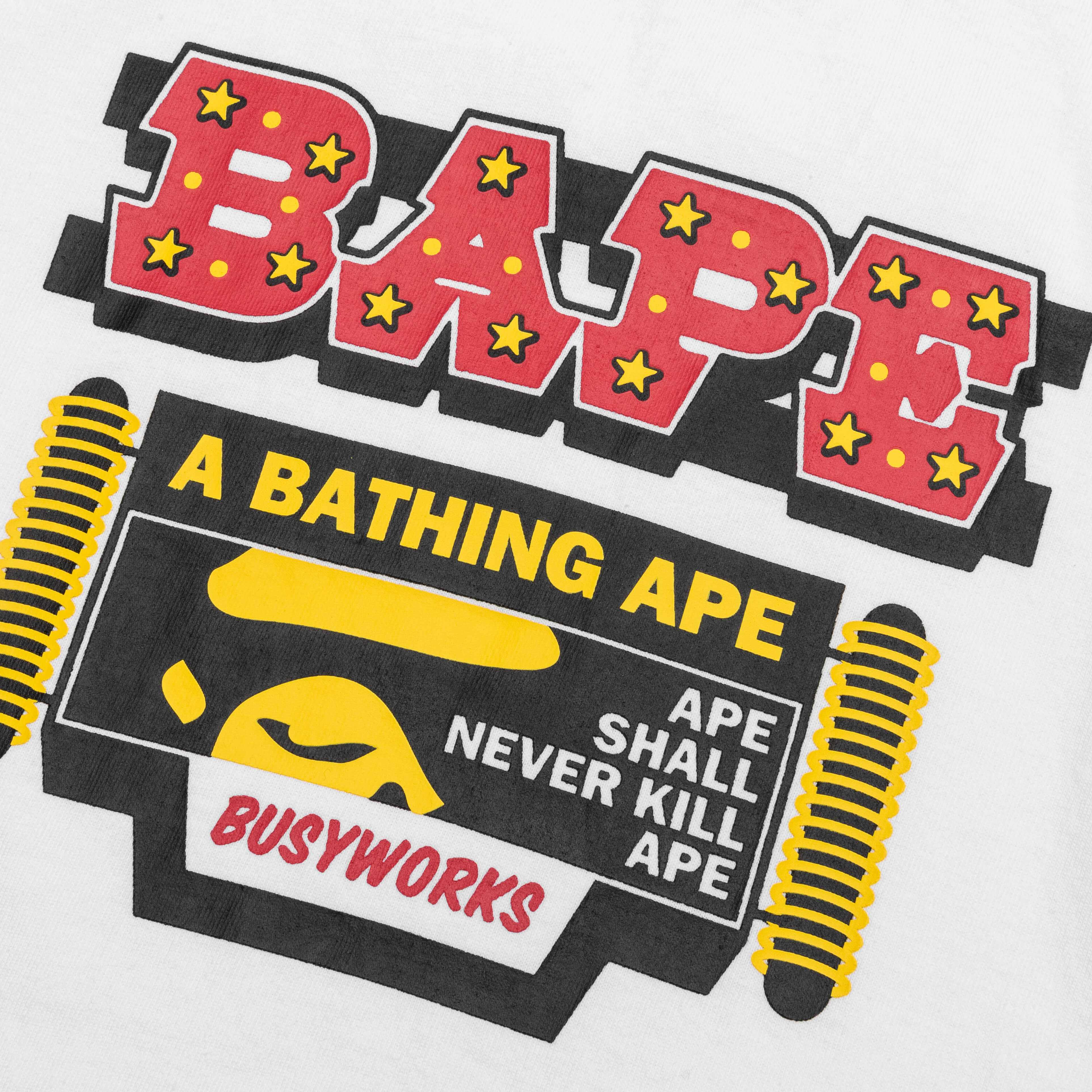 Kid's Busyworks Tee - White - Image 3