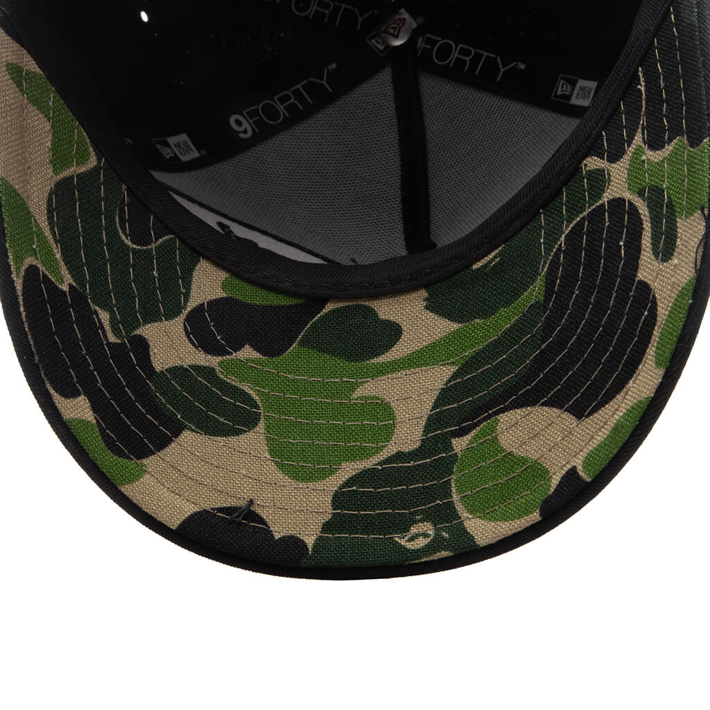 New Era x A Bathing Ape Kid's Big Baby Milo 9Forty Cap - Black - Image 6