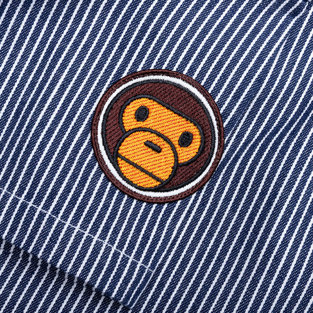 Kid's Hickory Baby Milo Patch S/S Shirt - Navy - Image 4