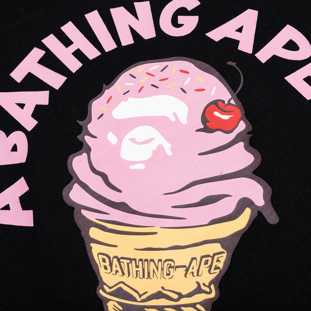 Kid's Ice Cream Tee - Black - Image 3