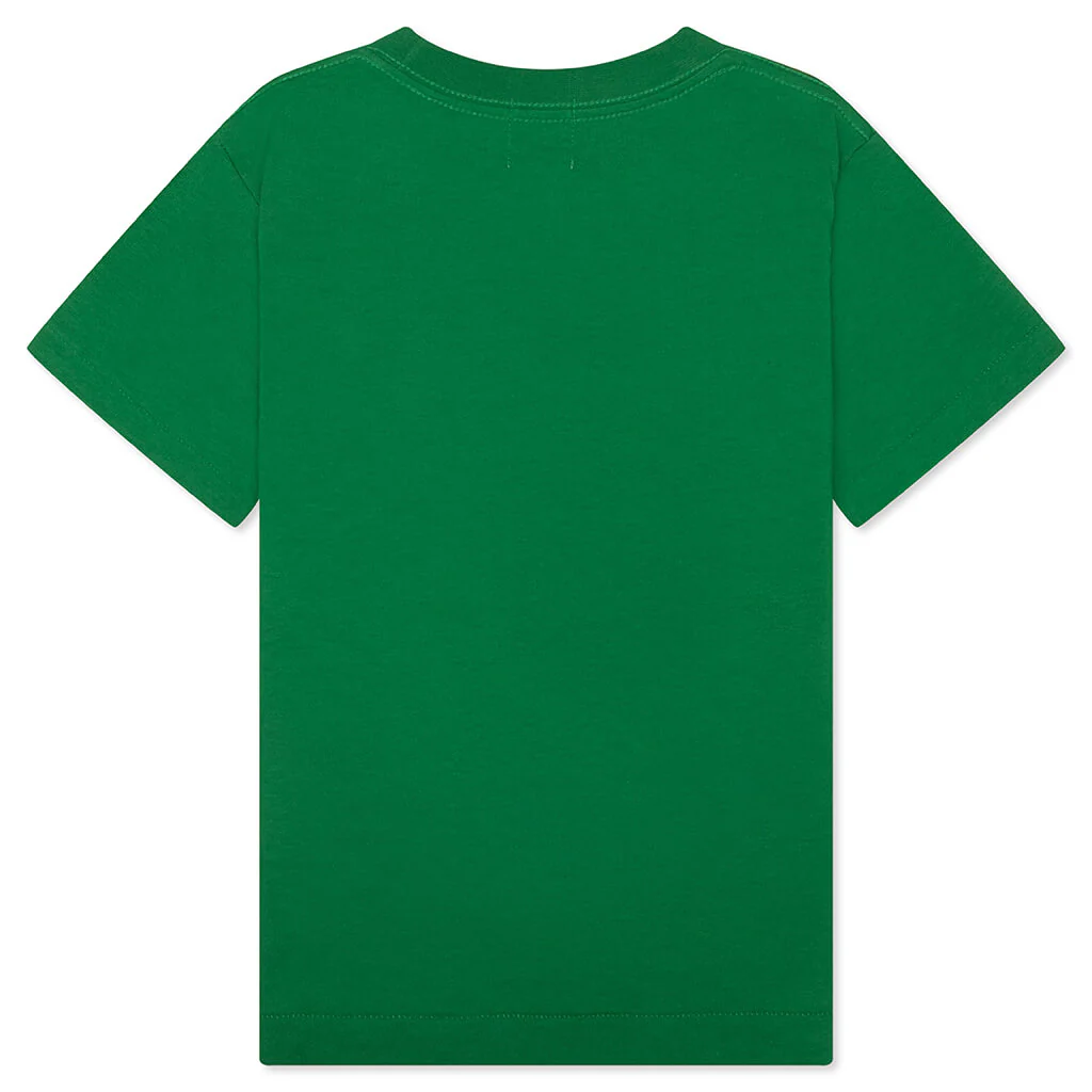 Kids Triple College Tee - Green - Image 2