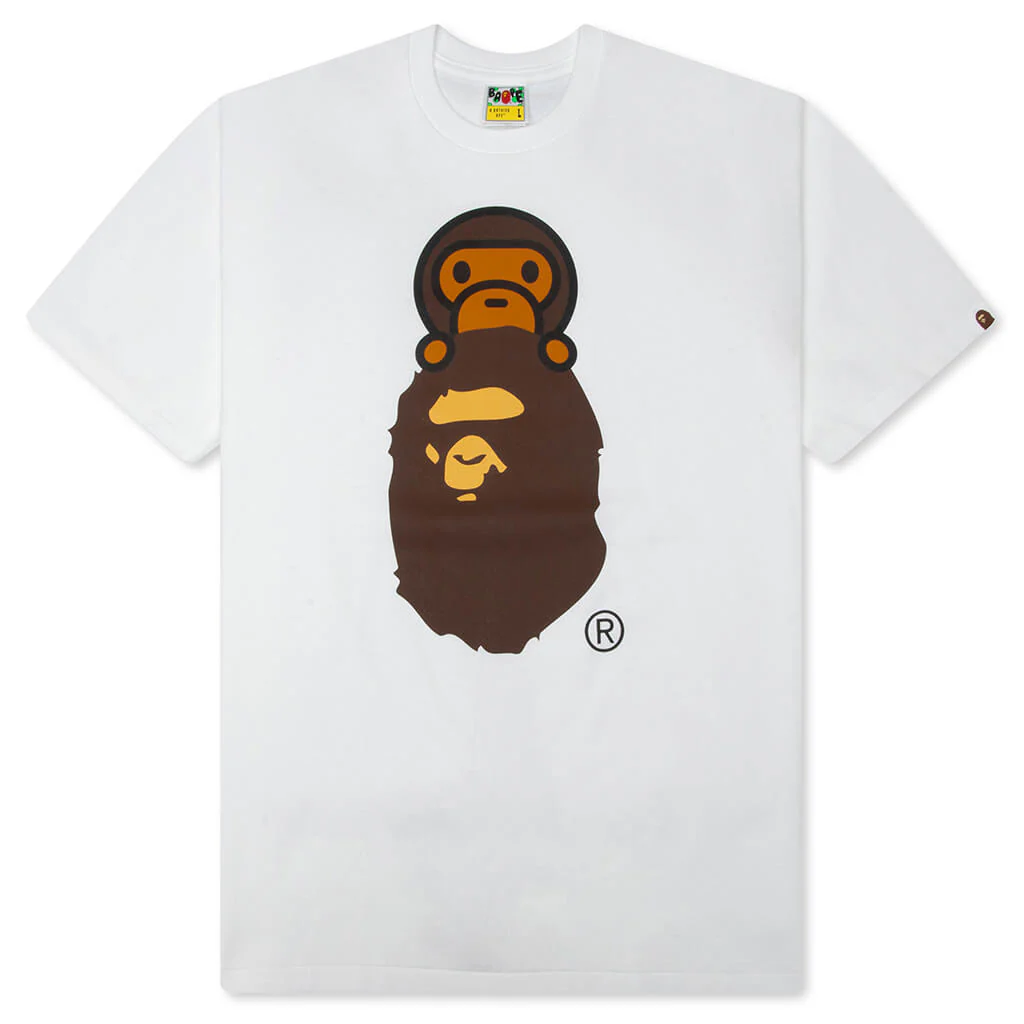 Milo On Ape Head Tee - White