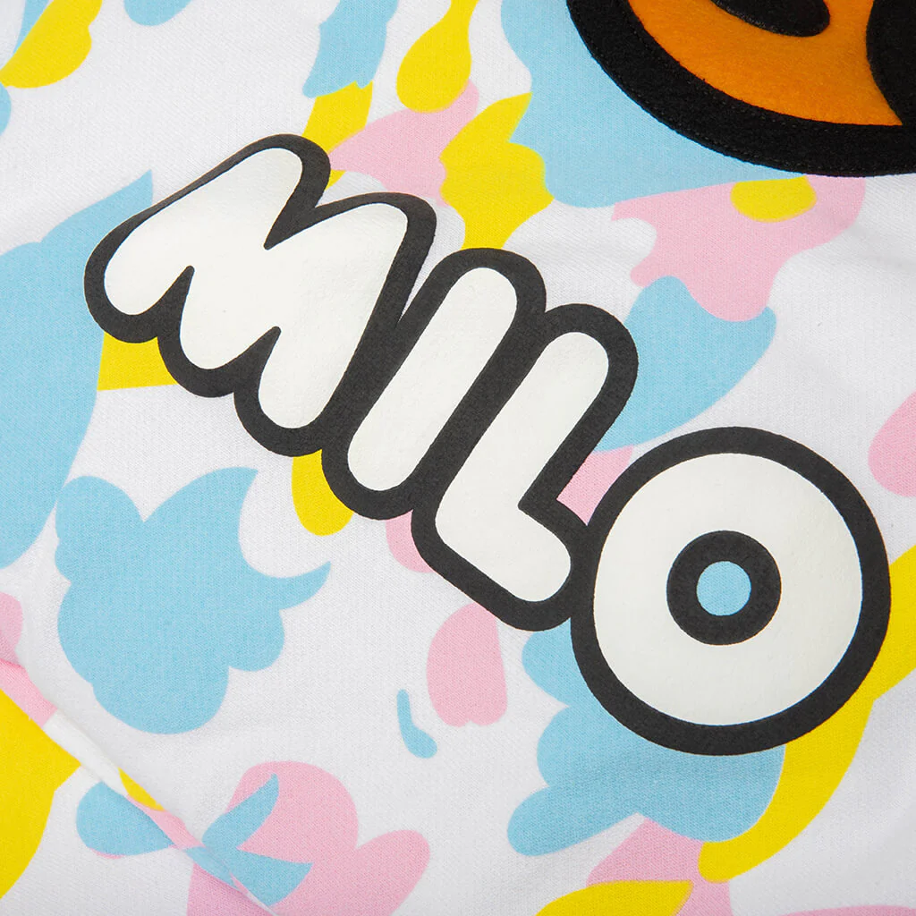 New Multi Camo Baby Milo Regular Fit Full Zip Hoodie - White - Image 7