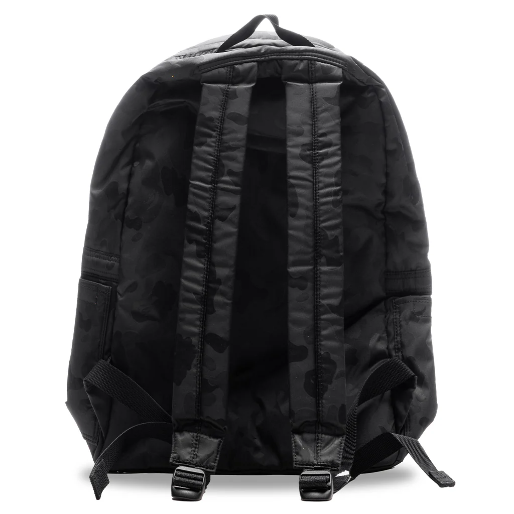 A Bathing Ape x Porter ABC Polyester Jacquard Backpack - Black - Image 2