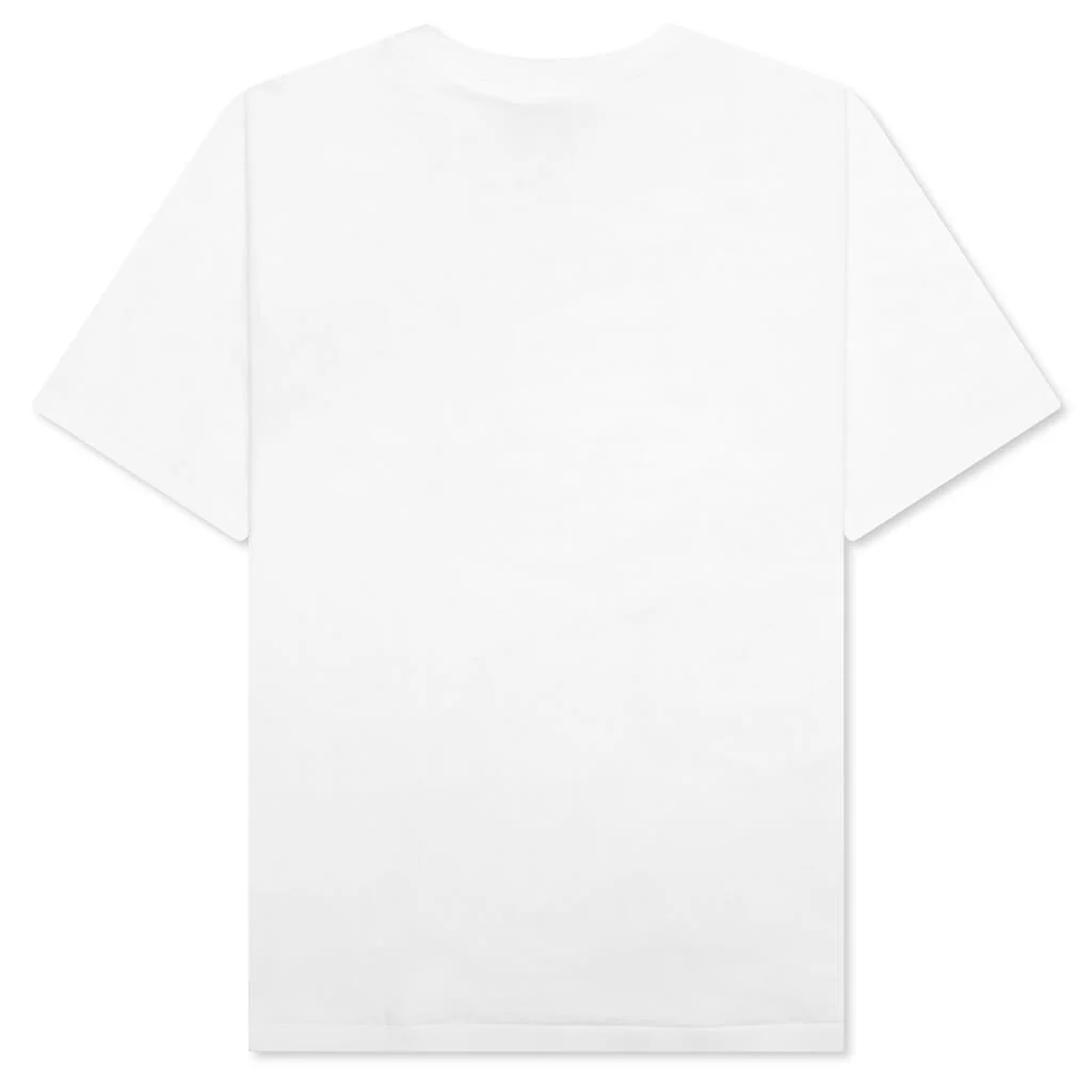 Tie Dye College Tee - White/Beige - Image 2