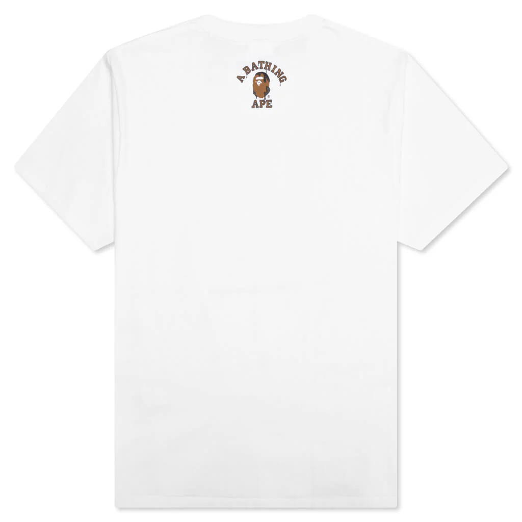 Valentine Chocolate Ape Head Tee - White - Image 2
