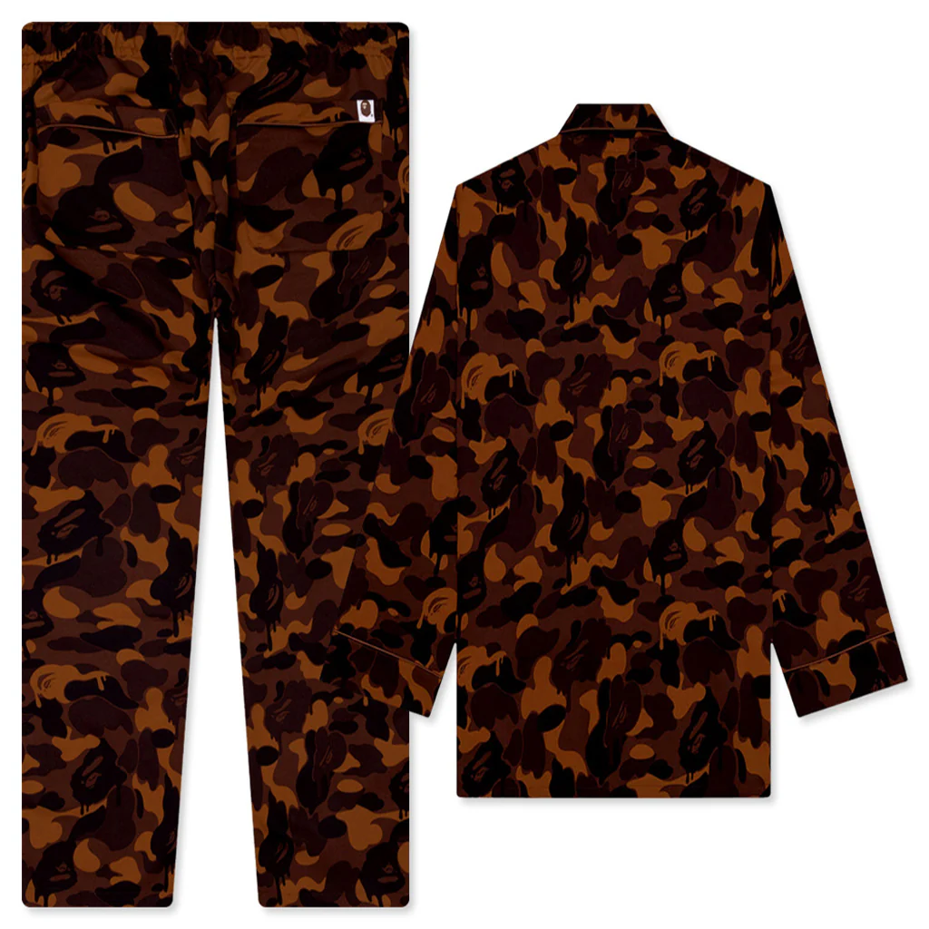 Valentine Chocolate Camo Pajamas - Brown - Image 2