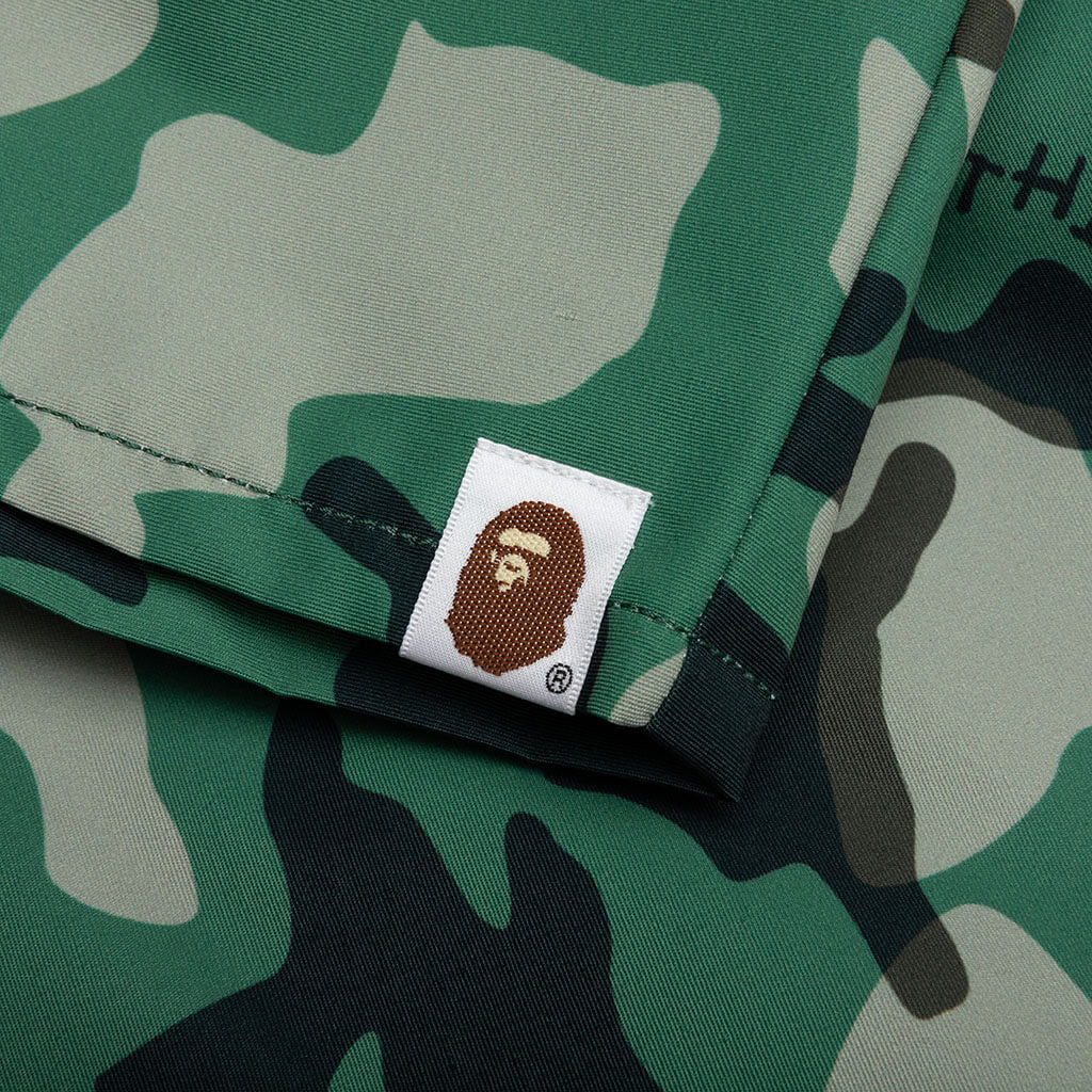 Woodland Camo Beach Shorts - Olive Drab - Image 3