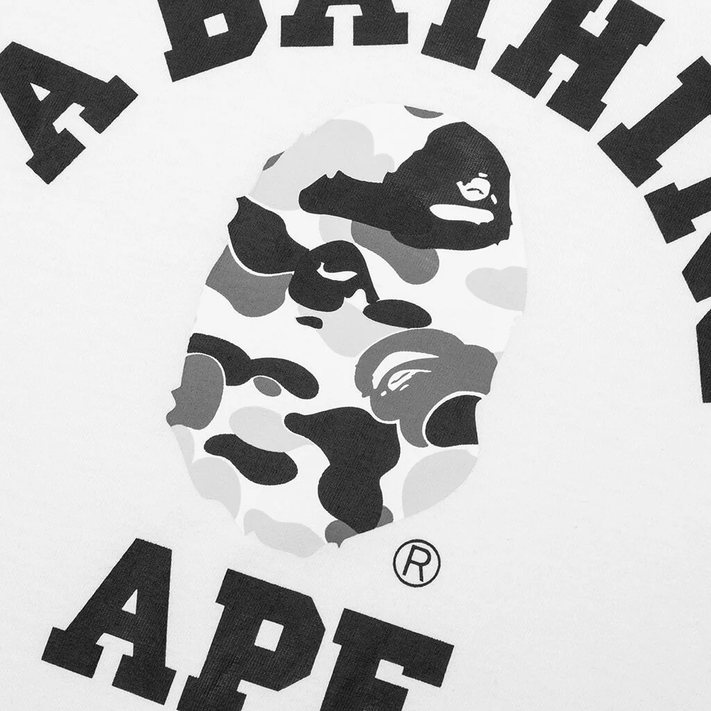 ABC Camo College Tee - White/Gray - Image 4