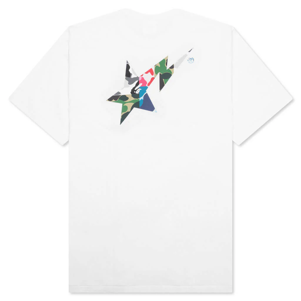 ABC Camo Crazy Bape Sta Logo Tee - White - Image 2