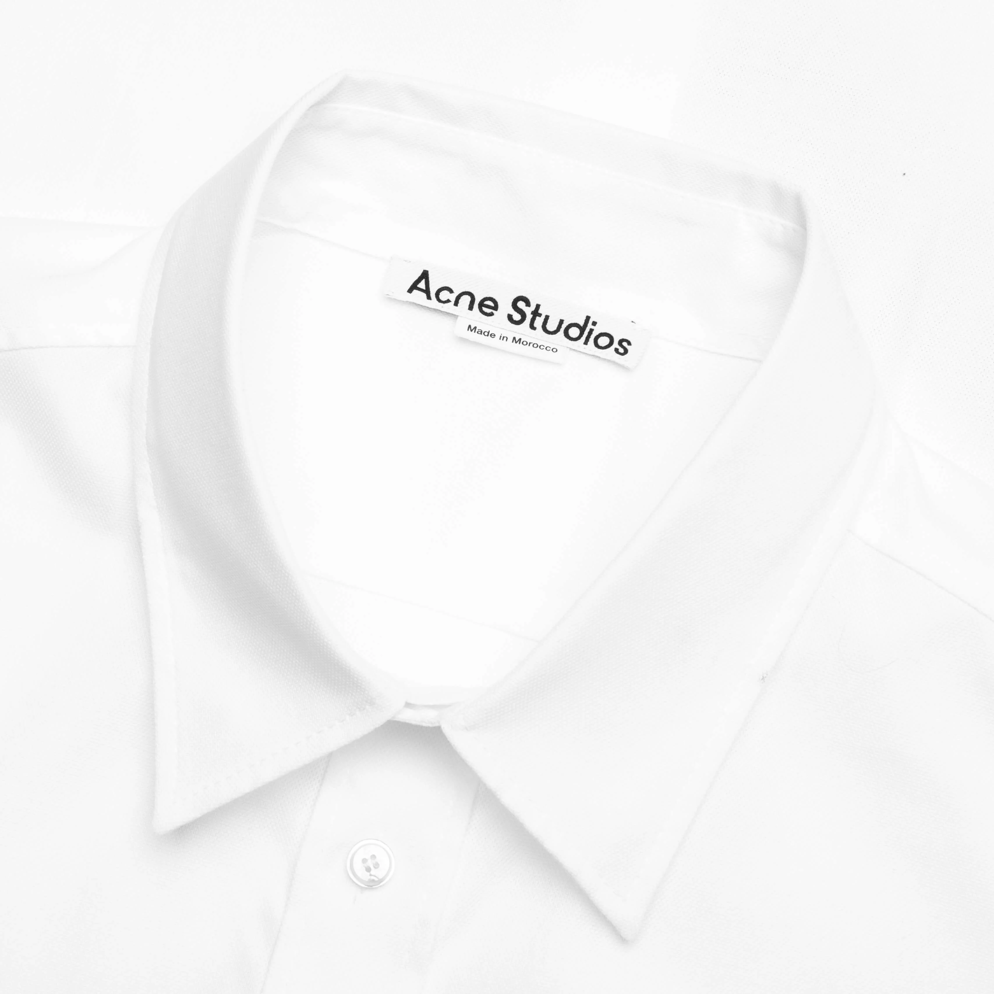 Button Up Shirt Fn-Mn-Shir000810 - White - Image 3