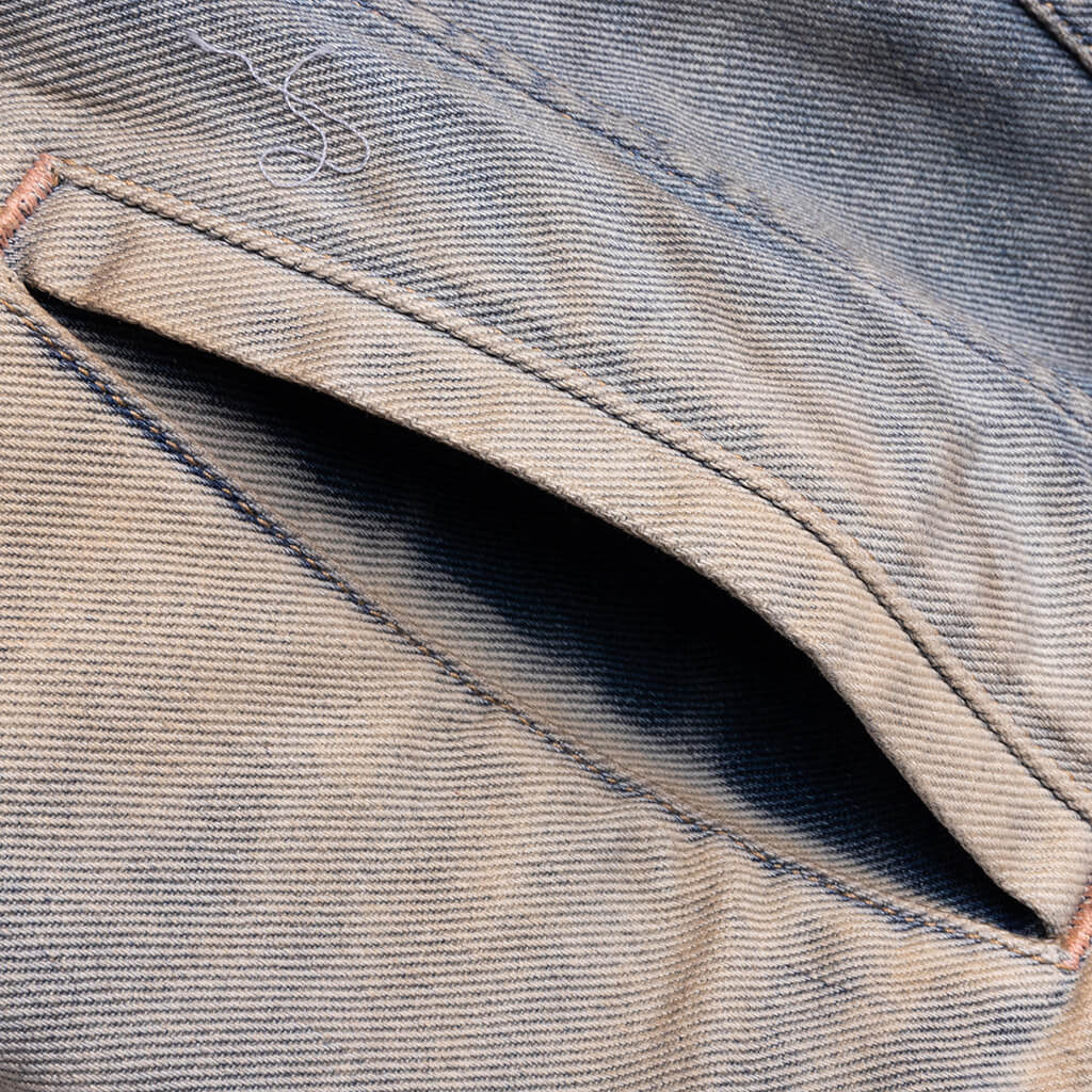 Oversized Fit Denim jacket - Light Blue - Image 4