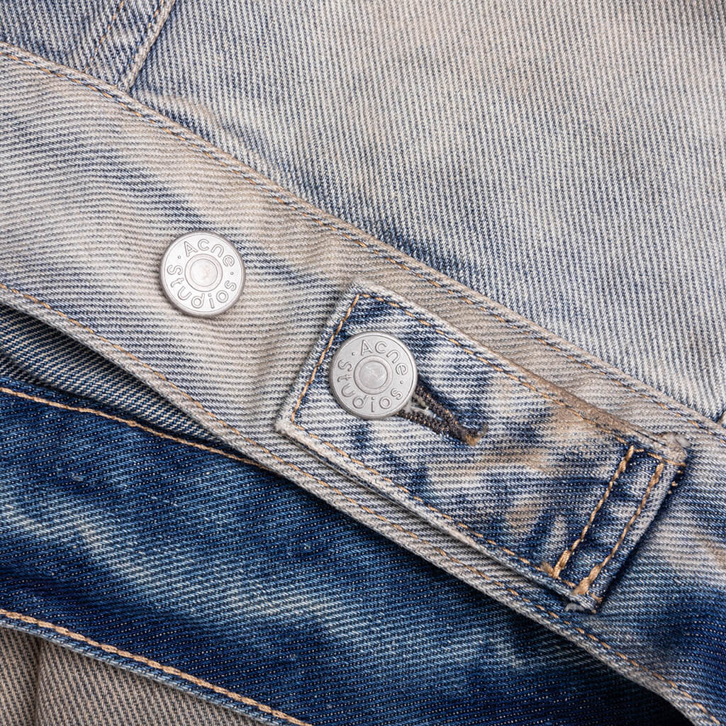 Oversized Fit Denim jacket - Light Blue - Image 5