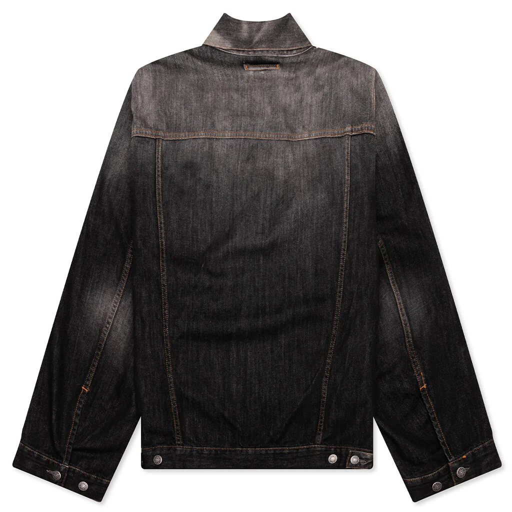 Denim Jacket - Black - Image 2