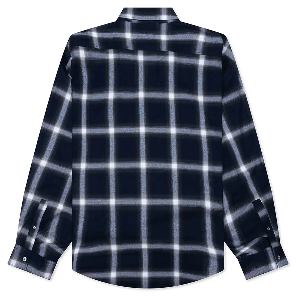 Check Button-up Shirt - Navy/Multi - Image 2