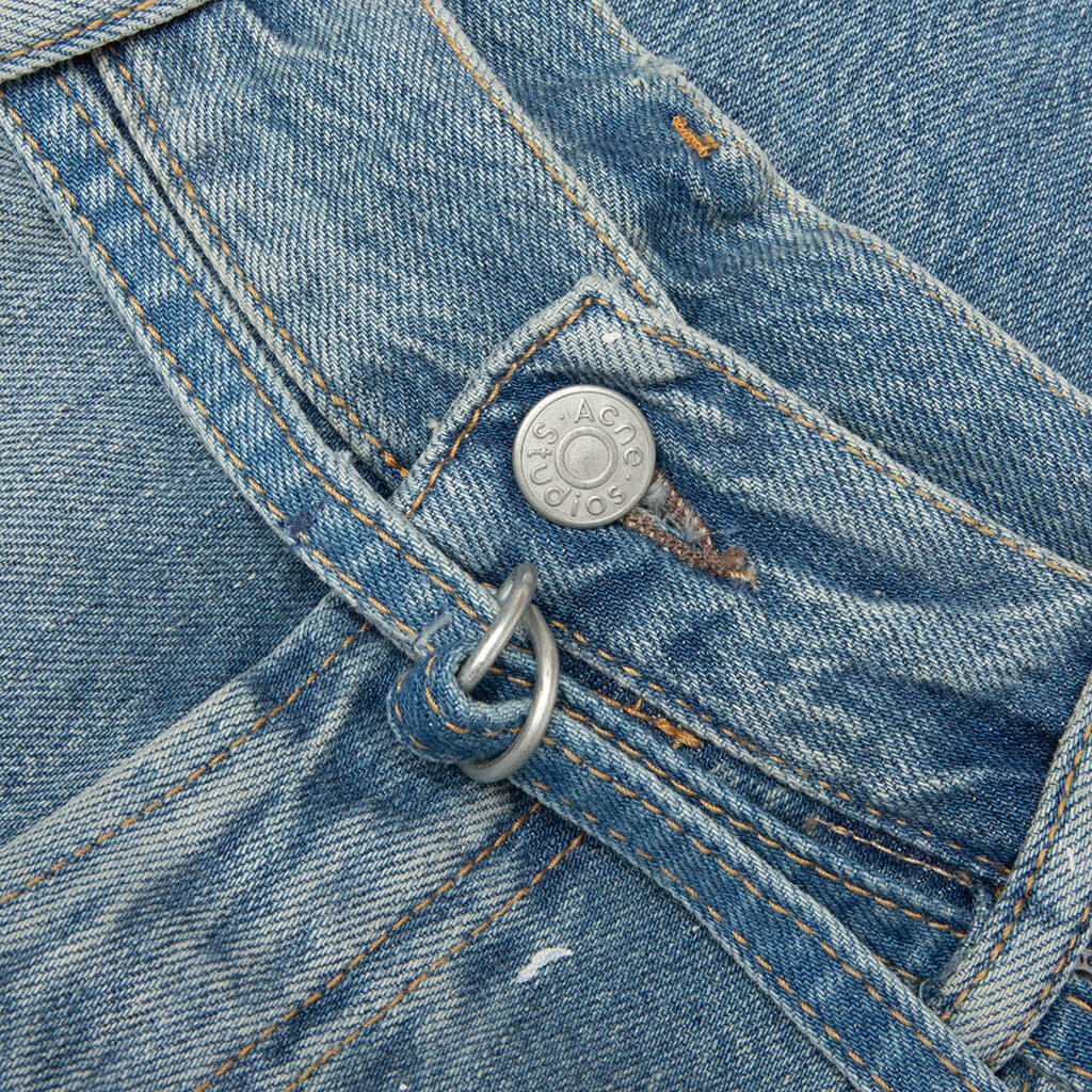 Denim Shorts - Light Blue - Image 3