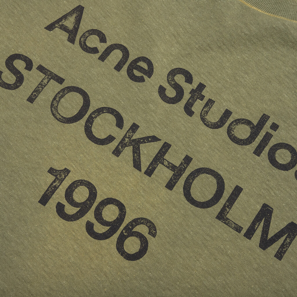 Logo Relaxed Fit T-Shirt - Olive Green - Image 3