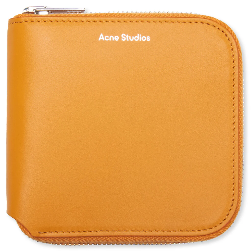 Zipped Wallet - Pumpkin Orange