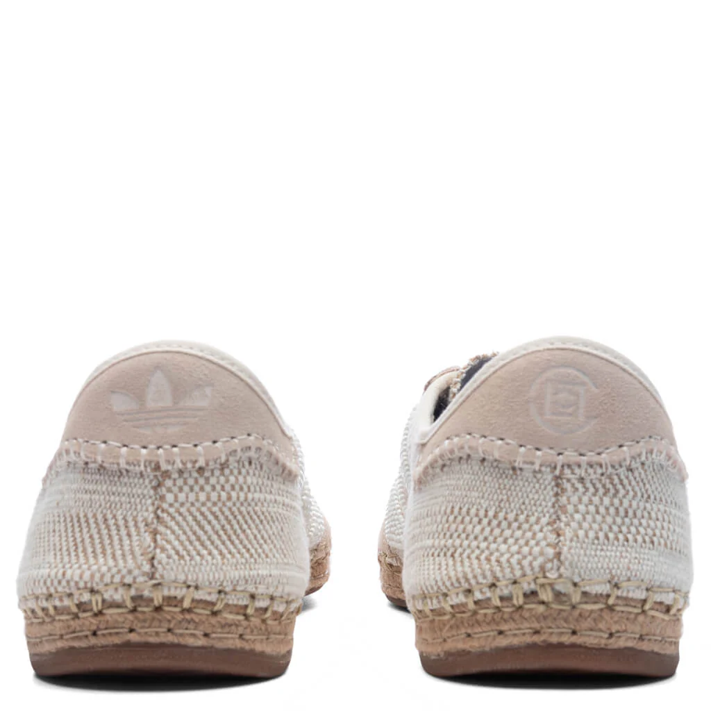 Adidas x Clot Gazelle by EC - Halo Ivory/White/Blue Bird - Image 4