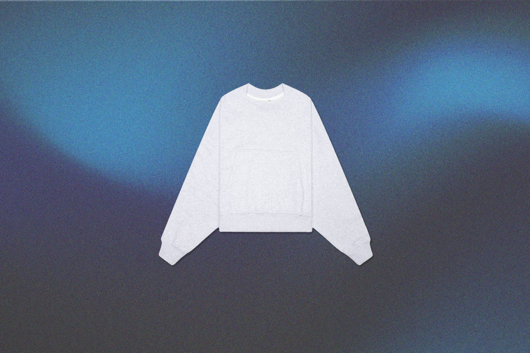 Adidas x Bad Bunny Heavy Crew Neck & Hooded Balaclava Sweatshirt - Light Grey Heather - Image 6