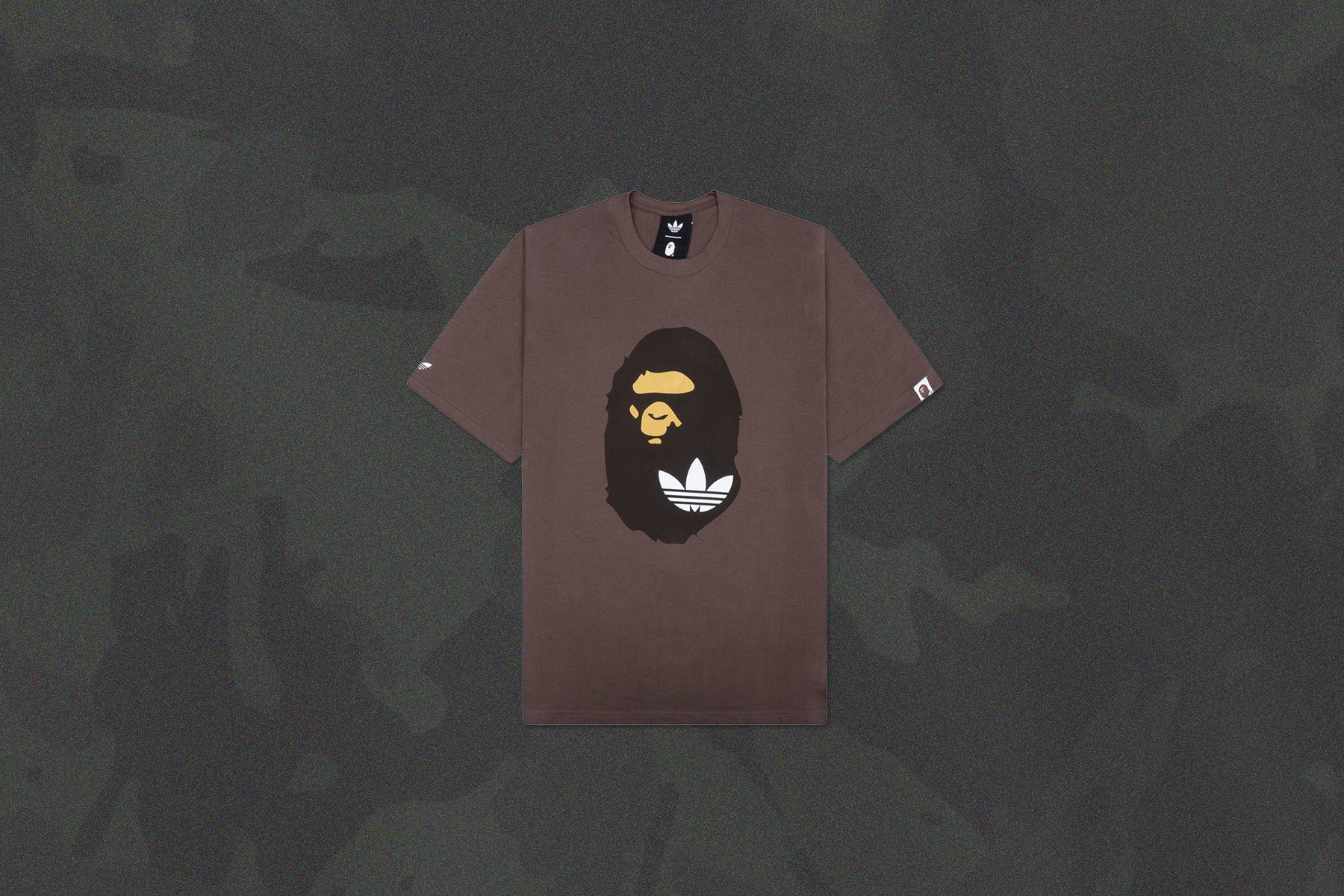 Adidas x BAPE S/S Tee - Earth Strata - Image 6
