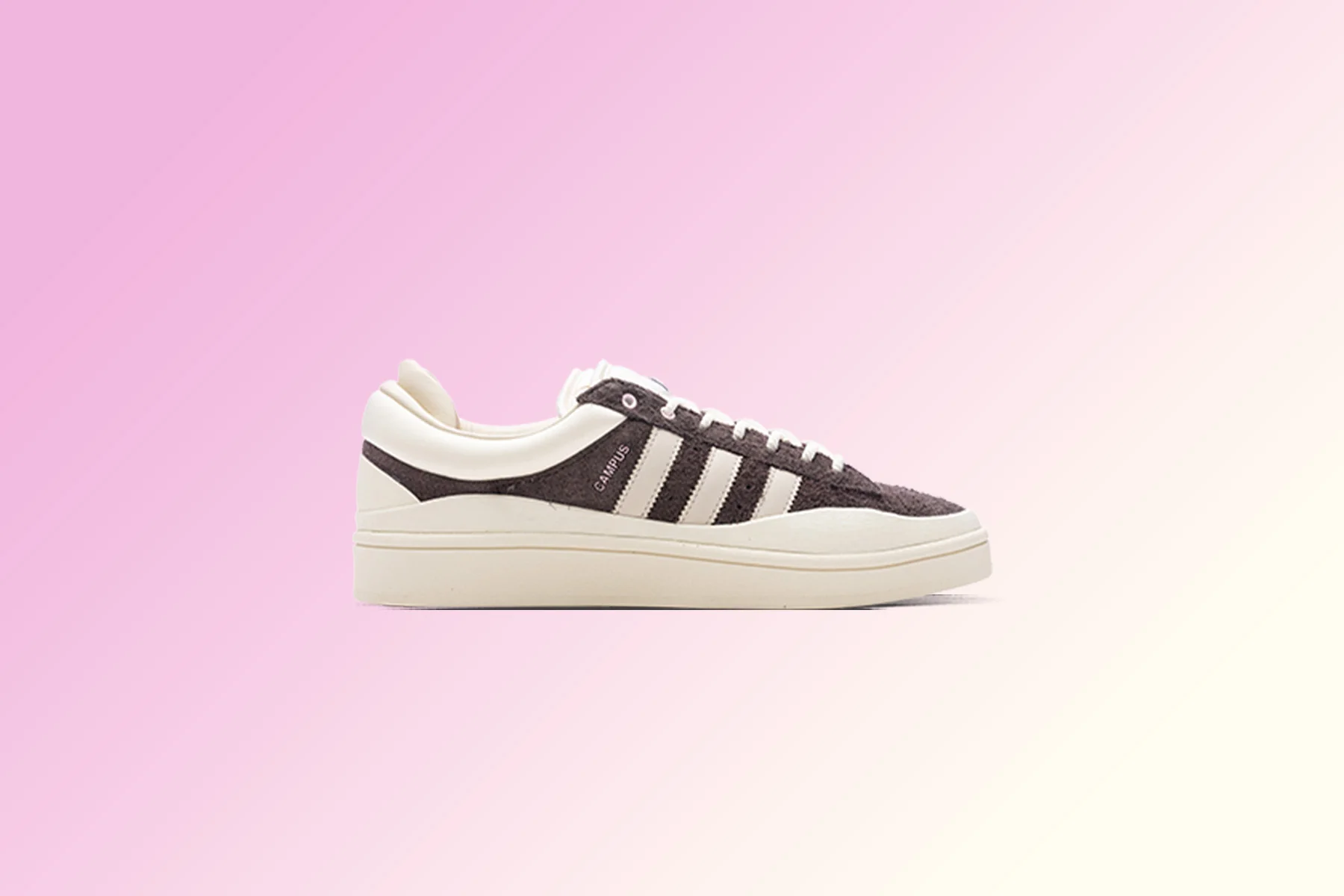 Adidas Originals x Bad Bunny Last Campus - Dark Brown/Chalk White/Cream White - Image 5